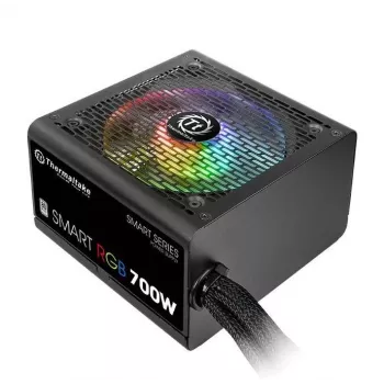 Thermaltake Smart 700W RGB maitinimo blokas, 80PLUS, 230V EU, 2xPEG, 120mm, Single Rail