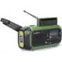 Nedis RDDBCR2000GN avarinis radijas DAB+, UKW, FM, žaliai juoda
