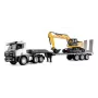 Amewi 2-in-1 žemagrindė priekaba ir ekskavatorius G836E/G041E 1:24 RTR