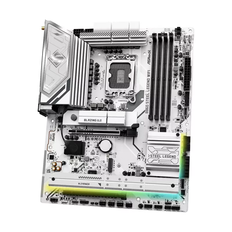 ASRock B860 Steel Legend WiFi ATX pagrindinė plokštė