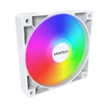 Montech GF120 V2 ARGB 120 mm ventiliatorių rinkinys 3 vnt. Baltas