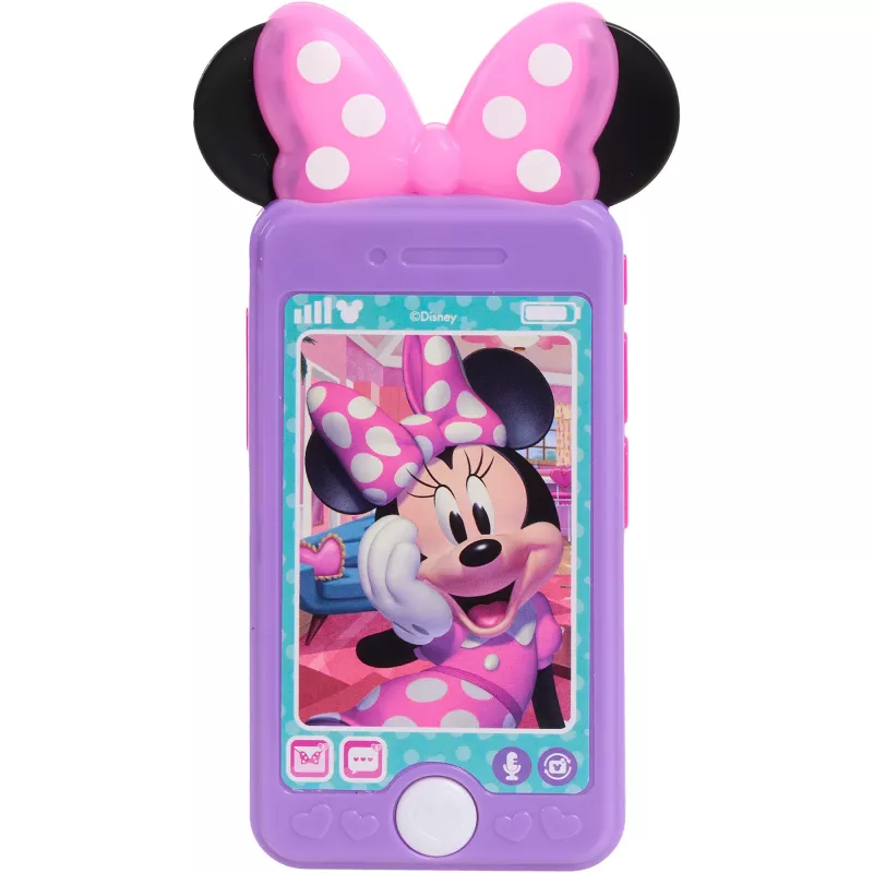 Disney Junior Minnie Mouse kalbantis telefonėlis su priedais, vaidmenų žaidimams