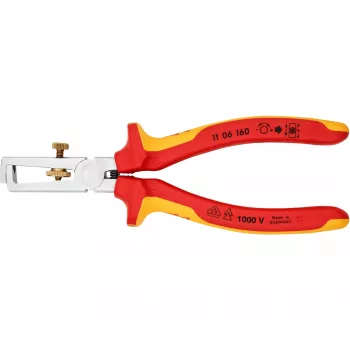 Knipex 11 06 160 kabelių nuėmiklis Oranžinė, Raudona
