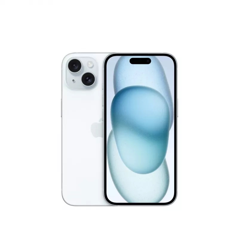 Apple iPhone 15 15.5 cm (6,1 colio) Dual SIM iOS 17 5G USB Type-C 256 GB Mėlyna