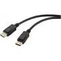 Renkforce DisplayPort jungiamasis laidas, DisplayPort kištukas – DisplayPort kištukas, 2.00 m, juodas, RF-5771516, PVC apvalkalas