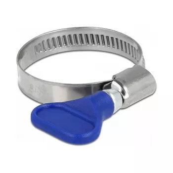 Drugelinis spaustuvas DeLOCK 400 SS 25–40 mm 5 vnt. mėlyni