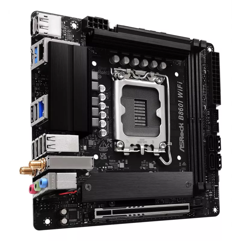 ASRock B860I WiFi Mini-ITX pagrindinė plokštė