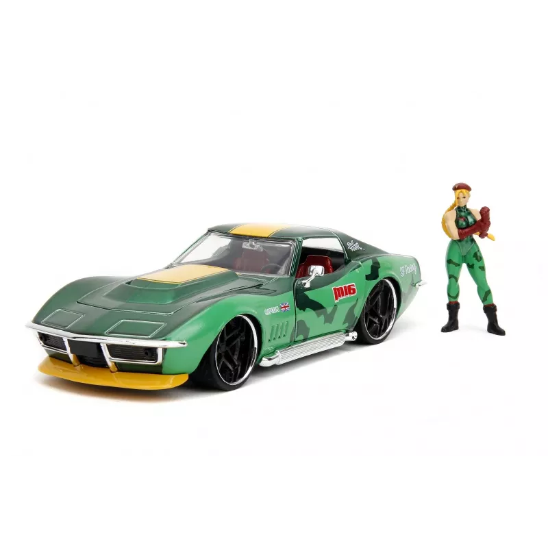 Automobilis Jada Toys Street Fighter 1969 Chevrolet 1:24 Metal Green