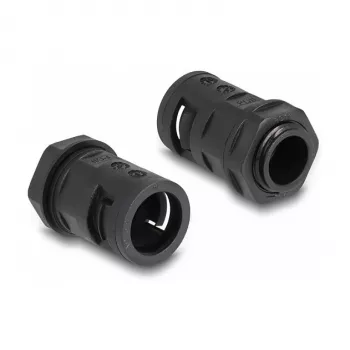 Kabelių apsauginė rankovė DeLOCK 60463 Juoda Plastikinė 15,8 mm x 2 m