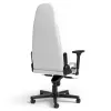 Biuro kėdė noblechairs NBL-ICN-PU-WED minkšta sėdynė, minkštas atlošas, balta