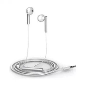 Huawei AM116 Įdedami dvinariai laidiniai ausinukai sidabriniai - balti mobiliesiems (22040281)