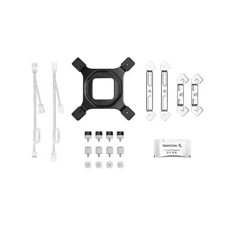 DeepCool AG620 WH ARGB V2 procesoriaus aušintuvas, 12 cm, baltas, 1 vnt.