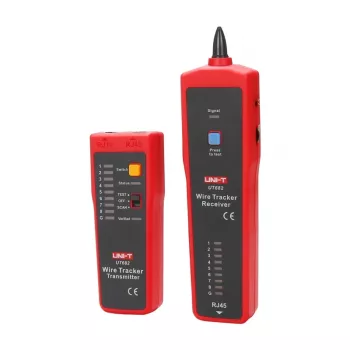 Kabelių porų detektorius su RJ-45 testeriu UT-682
