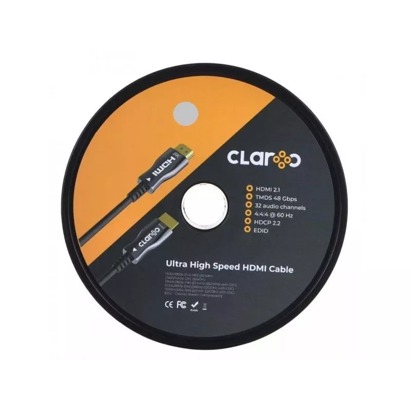 Claroc kabelis HDMI 2.1 AOC, M/M, 4K@120Hz, 8K@60Hz, 20 m, FEN-HDMI-21-20M