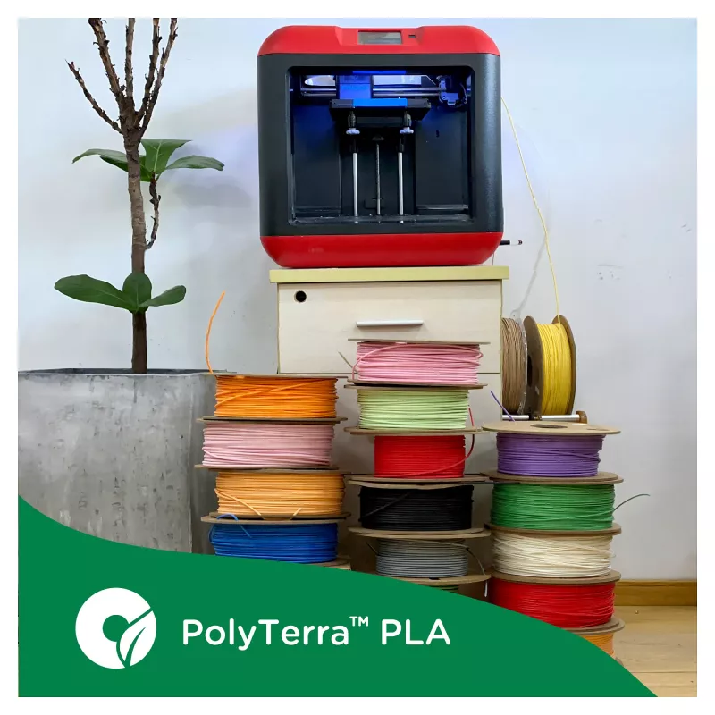 Polmask PLA 1.75 mm filamentas, Fossil Grey, 1 kg ritė