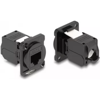 DeLOCK D tipo modulis RJ45 Cat.6 motina prie LSA motinos juodas 87816