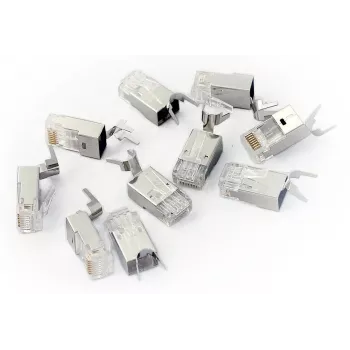 RJ45 kištukas pilkas Digitus X-ML-6F-OD-IMP vyriškas 100 vnt.