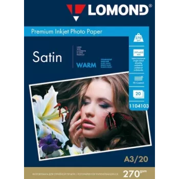 Fotopopierius Lomond Premium Satin 270 g/m² A3 20 lapų