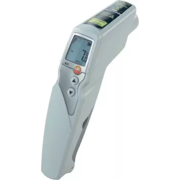 TESTO 831 infraraudonųjų spindulių termometras, IR termometras, optika 30:1, matavimo diapazonas -30 iki +210 °C (0560 8316)