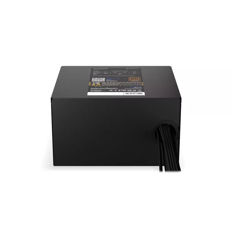 Maitinimo blokas ENDORFY Vero L6 750 W, 24 kontaktų ATX, 80 PLUS Bronze, 120 mm ventiliatorius, Juoda