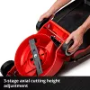 Benzinė vejapjovė EINHELL GE-CM 18/30 Li — 18V, 3,0Ah, 30 cm pjovimo plotis, 25 L žolės rinktuvas