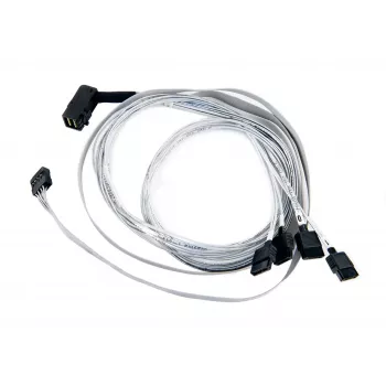Adaptec ACK-I-rA-HDmSAS-4SATA-SB-.8M 0,8 m vidinis ventiliatoriaus tipo kabelis iš Mini SAS HD į 4 SATA