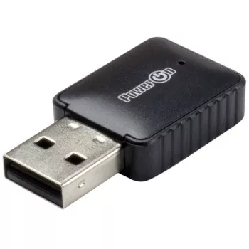 Inter-Tech DMG-07 belaidis USB adapteris Wi-Fi / Bluetooth, Wi-Fi 5 (802.11ac), 650 Mbit/s, juodas (88888146)