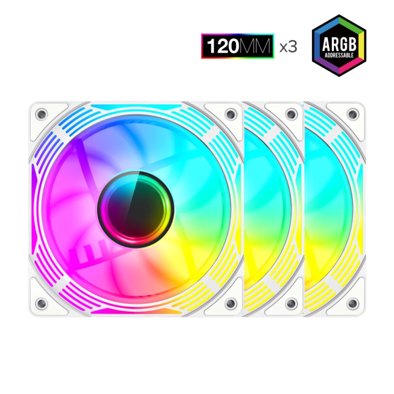 Gamemax KF300R BK White korpuso ventiliatorius