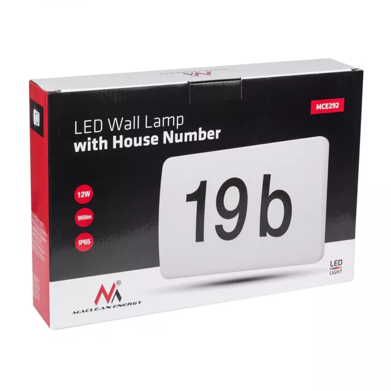 LED stalinė lempa MACLEAN MCE292W su judesio davikliu, 950 lm, balta