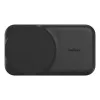 Belkin UltraCharge 25 W Qi2 2 viename sulankstoma belaidė krovimo stotelė, juoda (WIZ038KQBK)