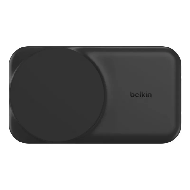 Belkin UltraCharge 25 W Qi2 2 viename sulankstoma belaidė krovimo stotelė, juoda (WIZ038KQBK)