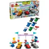 LEGO DUPLO 10445 F1 lenktynių automobiliai ir vairuotojai