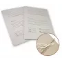 Aplankas SMLT, archyvinis, A4 4 cm, 300 g, su 2 raišteliais, su spauda, baltas, kartoninis, ekologiškas