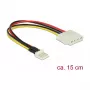 Vidinis maitinimo laidas DeLOCK 85456 0,15 m Floppy į Molex