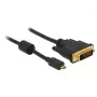 Adapteris vaizdo kabelis DeLOCK 83585 Micro-HDMI į DVI-D 1m