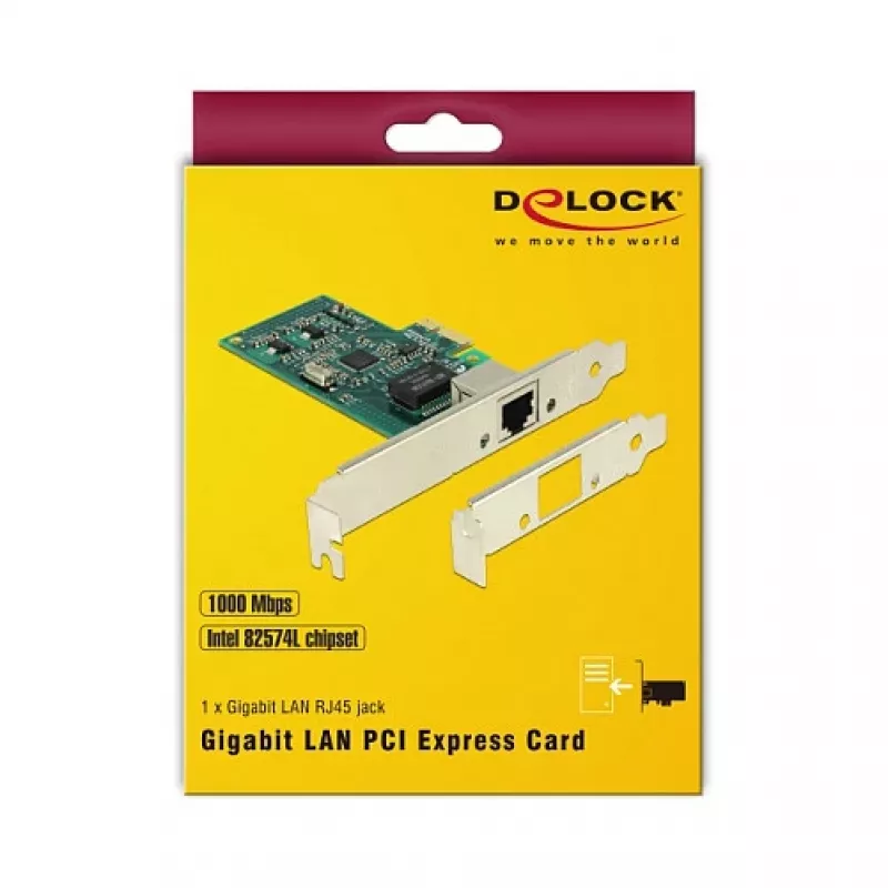 Tinklo plokštė DeLOCK 89943 Vidinė Ethernet 1000 Mbit/s