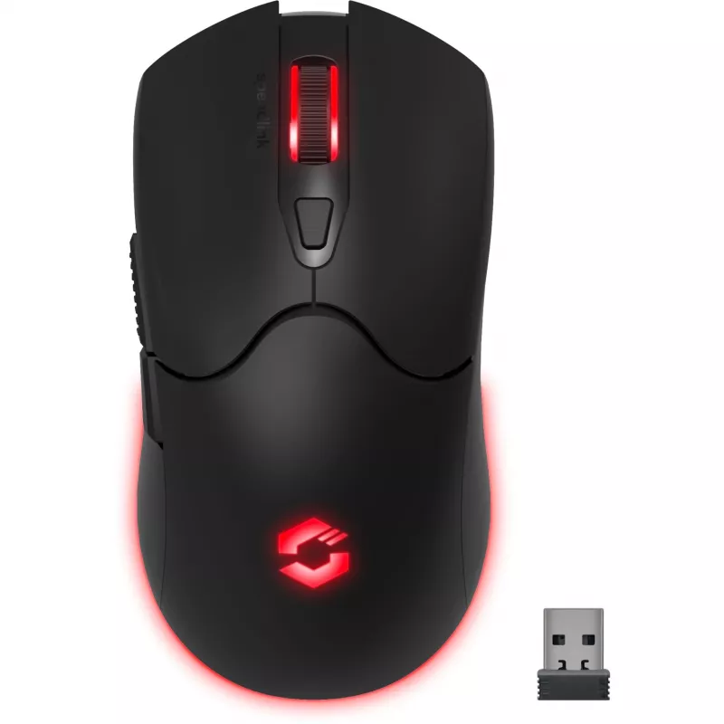 Belaidė žaidimų pelė SPEEDLINK VELOX SL-680102-BK, įkraunama, 4800 DPI, juoda