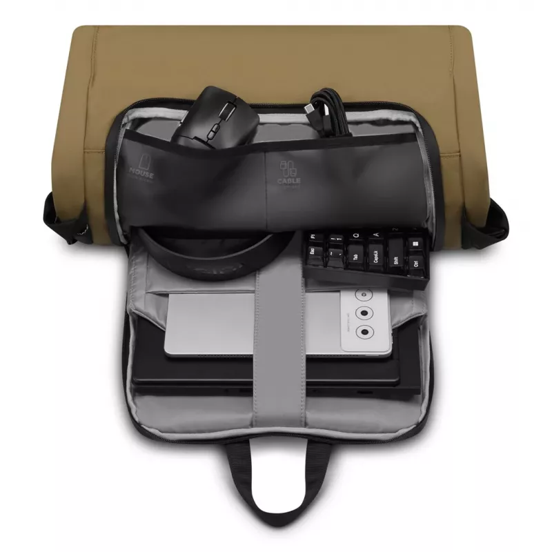 Kuprinė nešiojamam kompiuteriui Lenovo GX41U39298, 40,6 cm (16 colių), nailonas/poliesteris, 25 L, juoda/geltona
