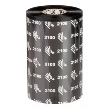 Zebra 2100 Wax terminė juosta 450 m juoda