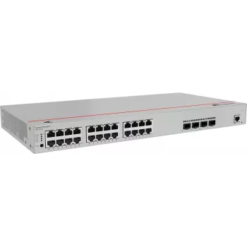 Huawei S310-24P4X valdomas Gigabit PoE tinklo jungiklis, 4x SFP+ 24x PoE, 4x SFP+, montuojamas į stelažą