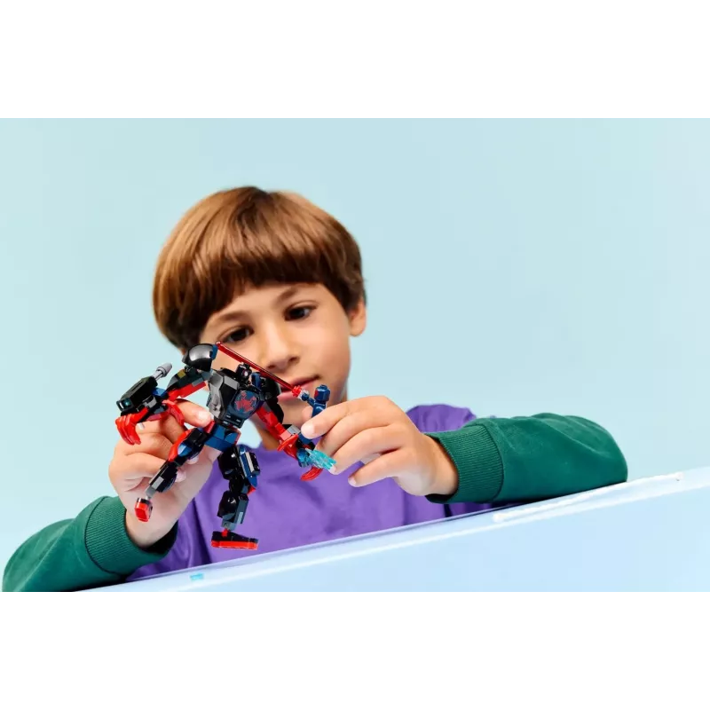 LEGO MARVEL 76337 Miles Morales Mech vs. Spider-Man 2099