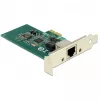 DeLock PCI Express kortelė > 1 x Gigabit LAN - tinklo adapteris - PCIe 2.1 Low-Profile - Gigabit Ethernet