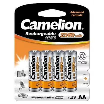 Įkraunama baterija Camelion NH-AA2500-BC4, 4 vnt., NiMH, AA, 1,2 V