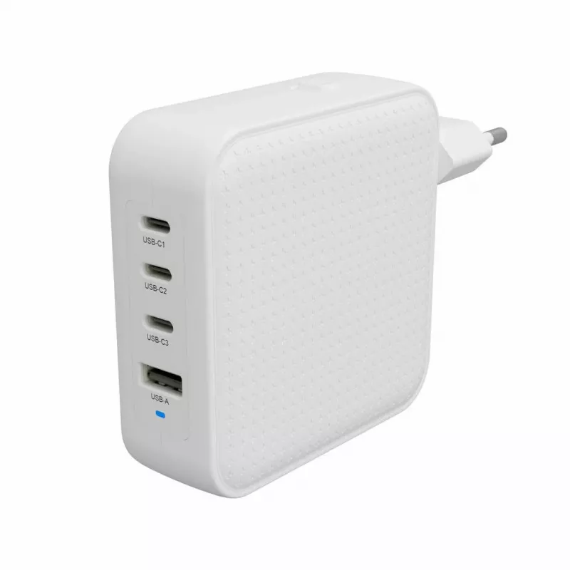 Hyper HyperJuice 100W USB-C GaN kelioninis įkroviklis 3C+1A - Baltas (HJ1002WHWWGL)