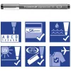 Finelaineris Staedtler pigment liner 308 mėlyna 1 vnt.