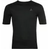 Vyrų marškinėliai Odlo BL TOP crew neck s/s ACTIVE WARM ECO, dydis M, juodi