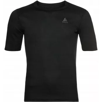Vyrų marškinėliai Odlo BL TOP crew neck s/s ACTIVE WARM ECO, dydis M, juodi