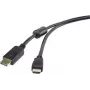 Renkforce RF-3301446 Laido sąsajos / lyties adapteris DisplayPort į HDMI, juodas (RF-3301446)