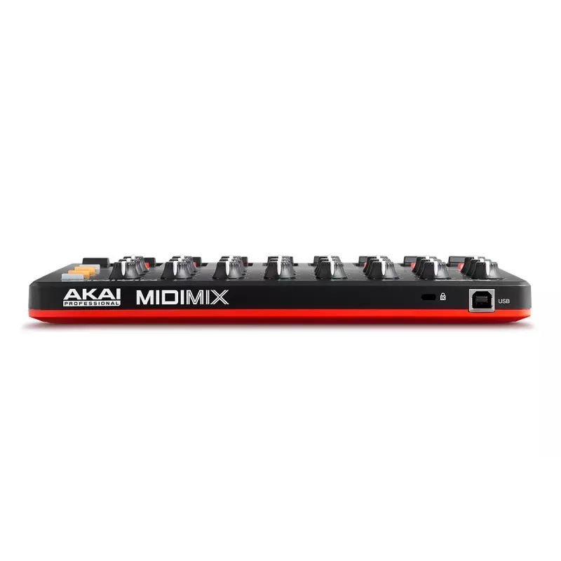 MIDI valdiklis Akai MidiMix 3 kanalų juodas raudonas