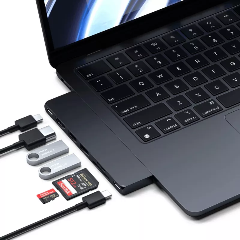Docking stotelė Satechi ST-HUCPHSD USB 3.2 Gen 2 Type-C juoda
